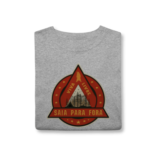 Camiseta Unisex - Saia Para Fora e Viva Livre