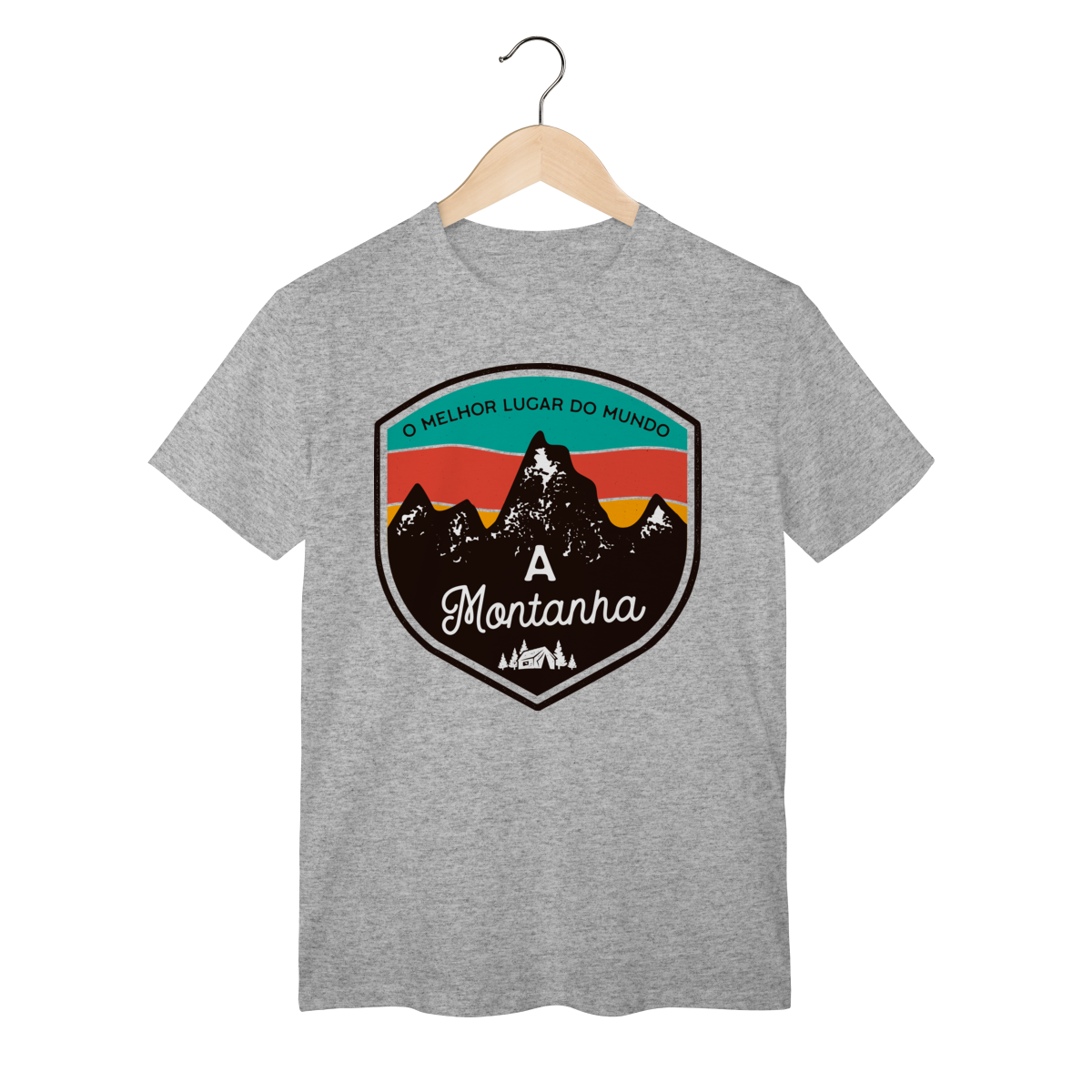 Camiseta Unisex - O Melhor Lugar do Mundo a Montanha