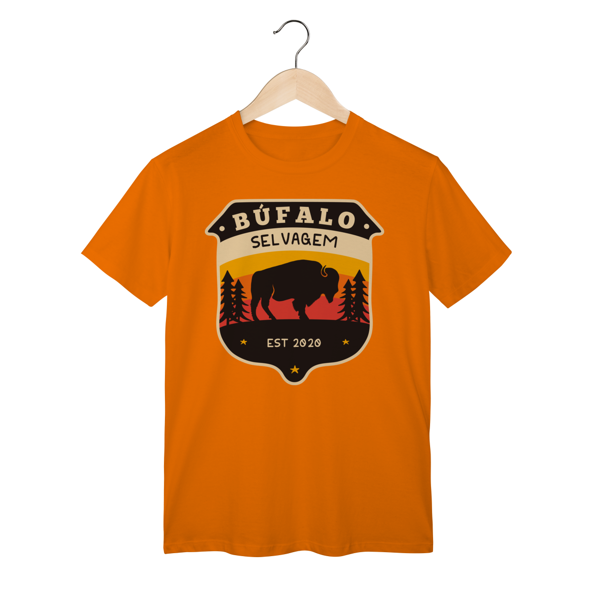 Camiseta Unisex - Búfalo Selvagem