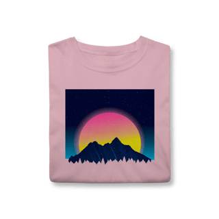 Camiseta Unisex - Montanha e a Lua 