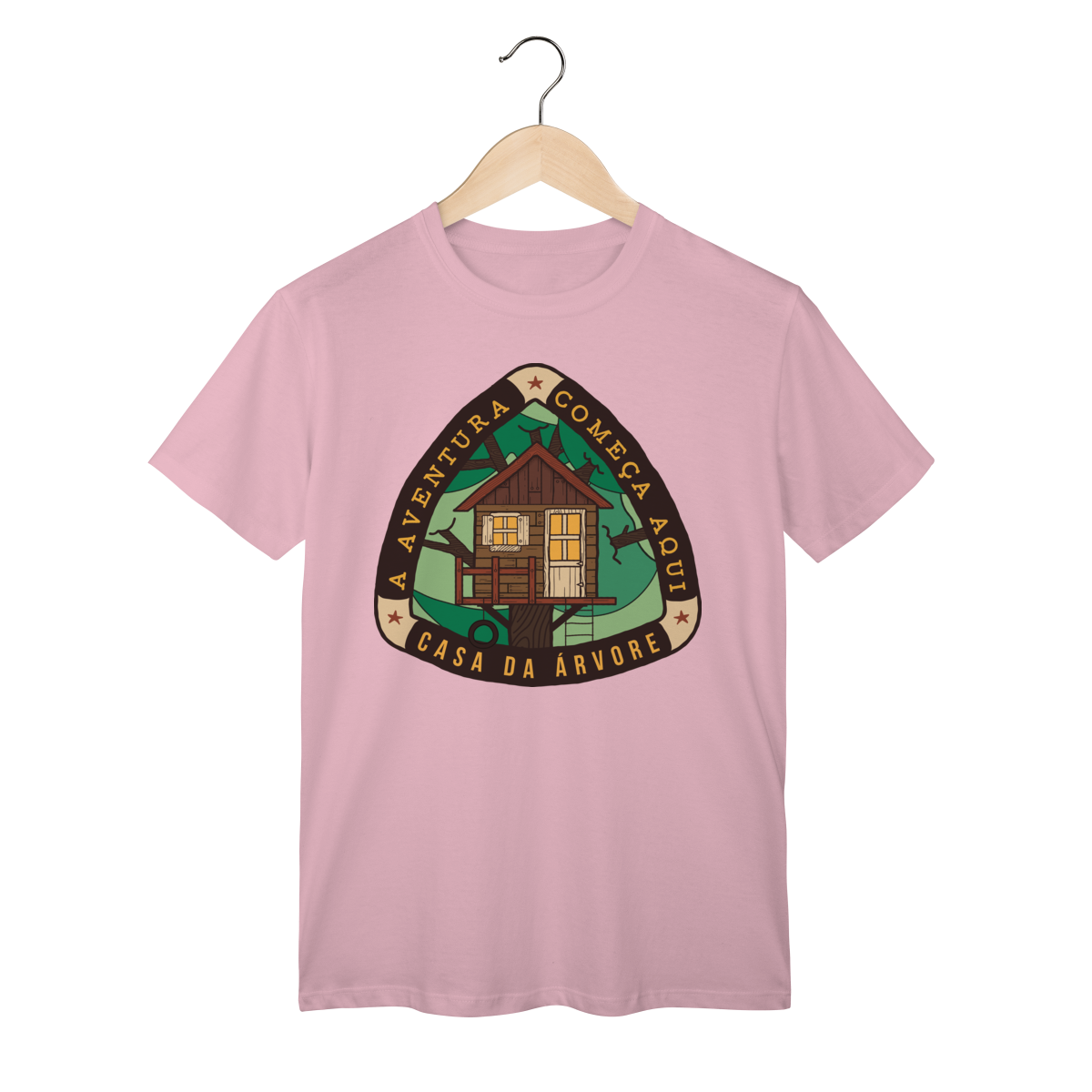 Camiseta Unisex - A Aventura Começa Aqui 