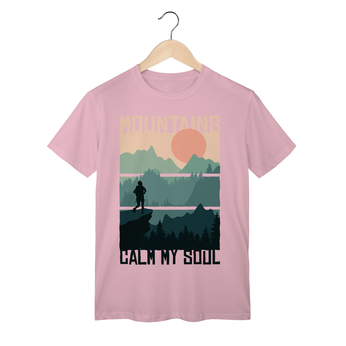Camiseta Unisex - Montanhas acalmam minha alma