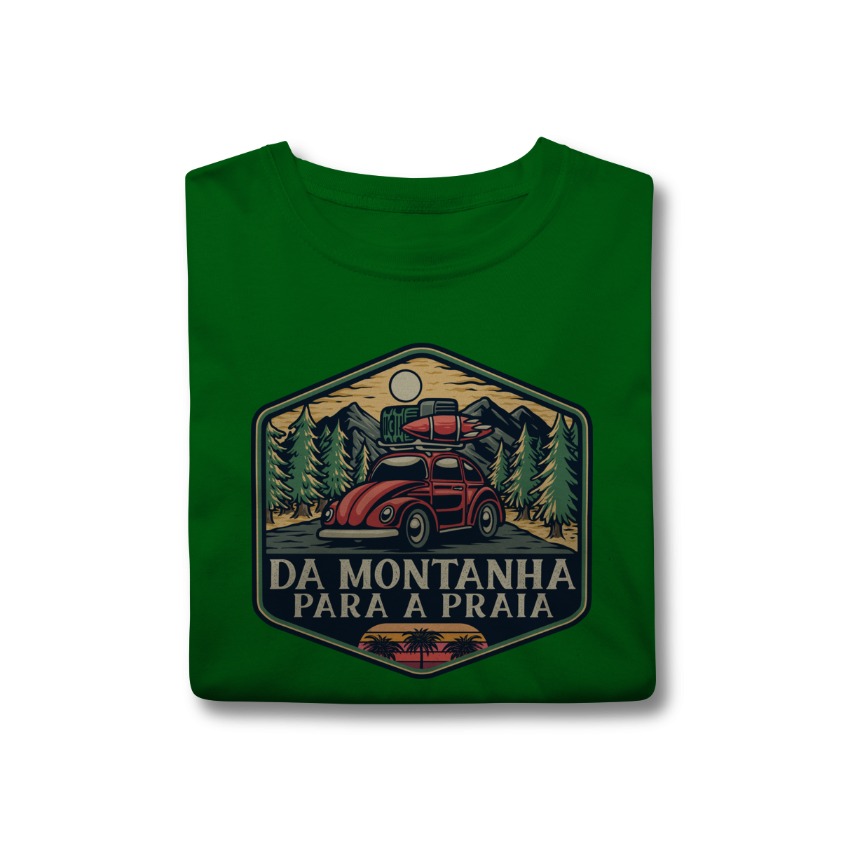 Camiseta Unisex - Da Montanha para a Praia 