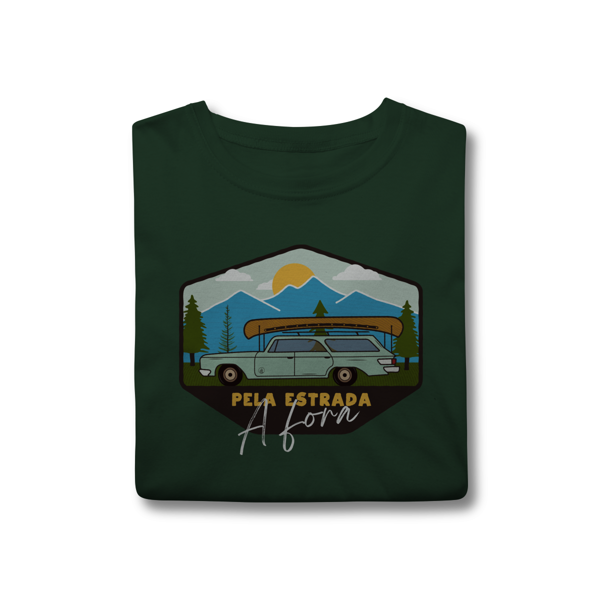 Camiseta Unisex - Pela Estrada a Fora 