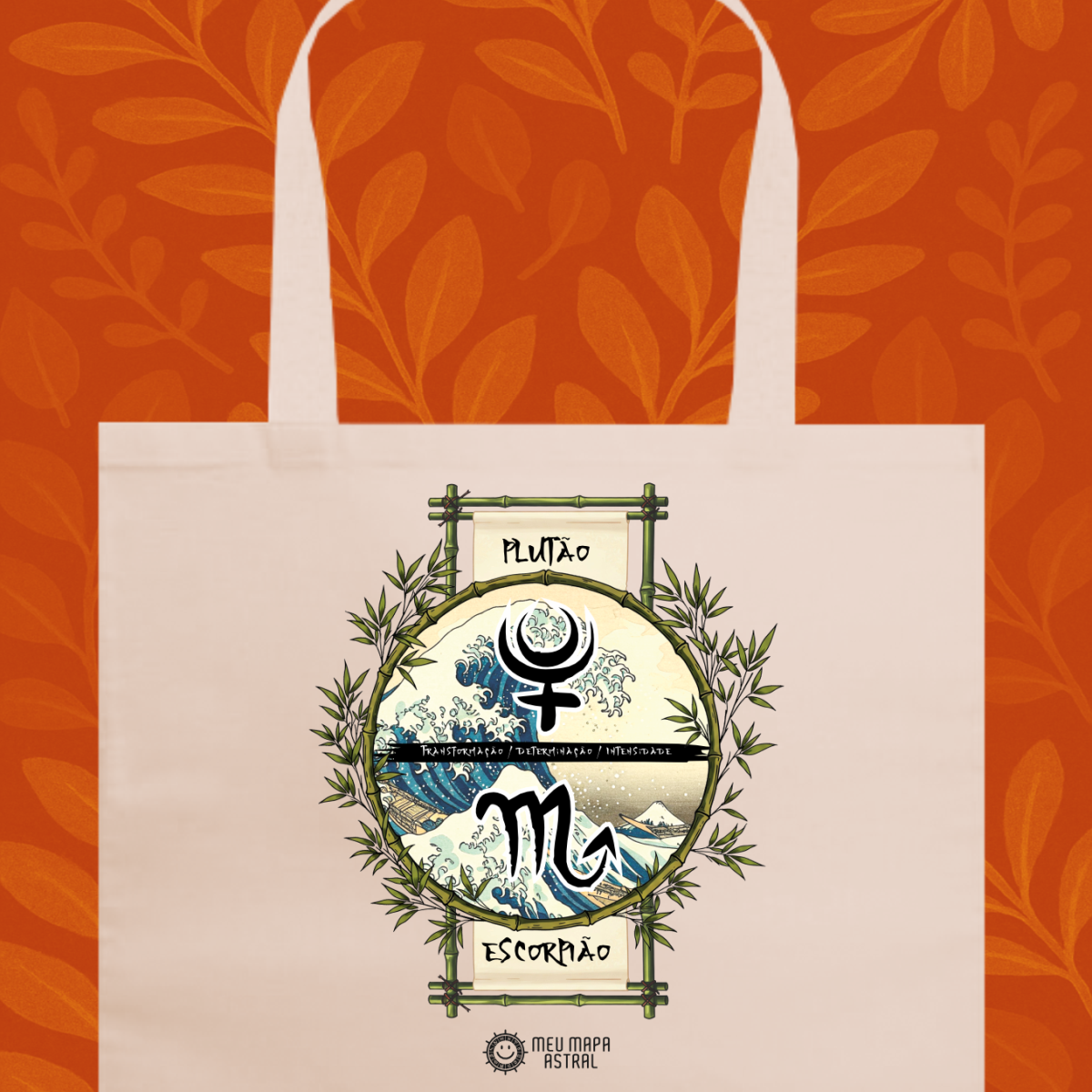Ecobag Escorpião/Plutão Ilustrada