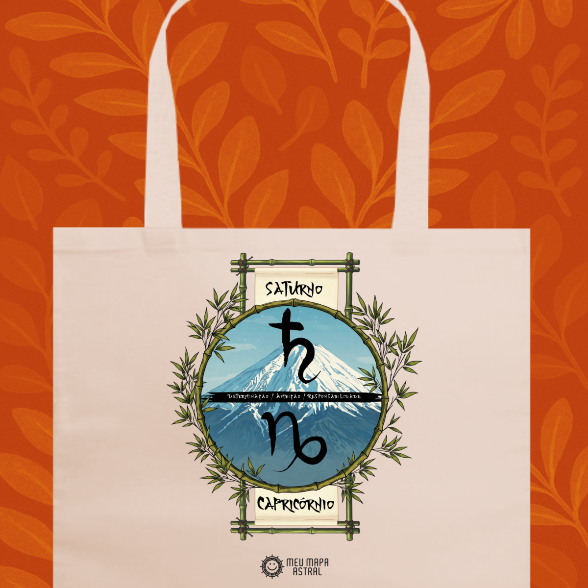 Ecobag Capricórnio/Saturno Ilustrada
