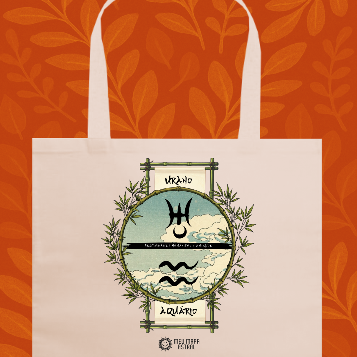 Ecobag Aquário/Urano Ilustrada