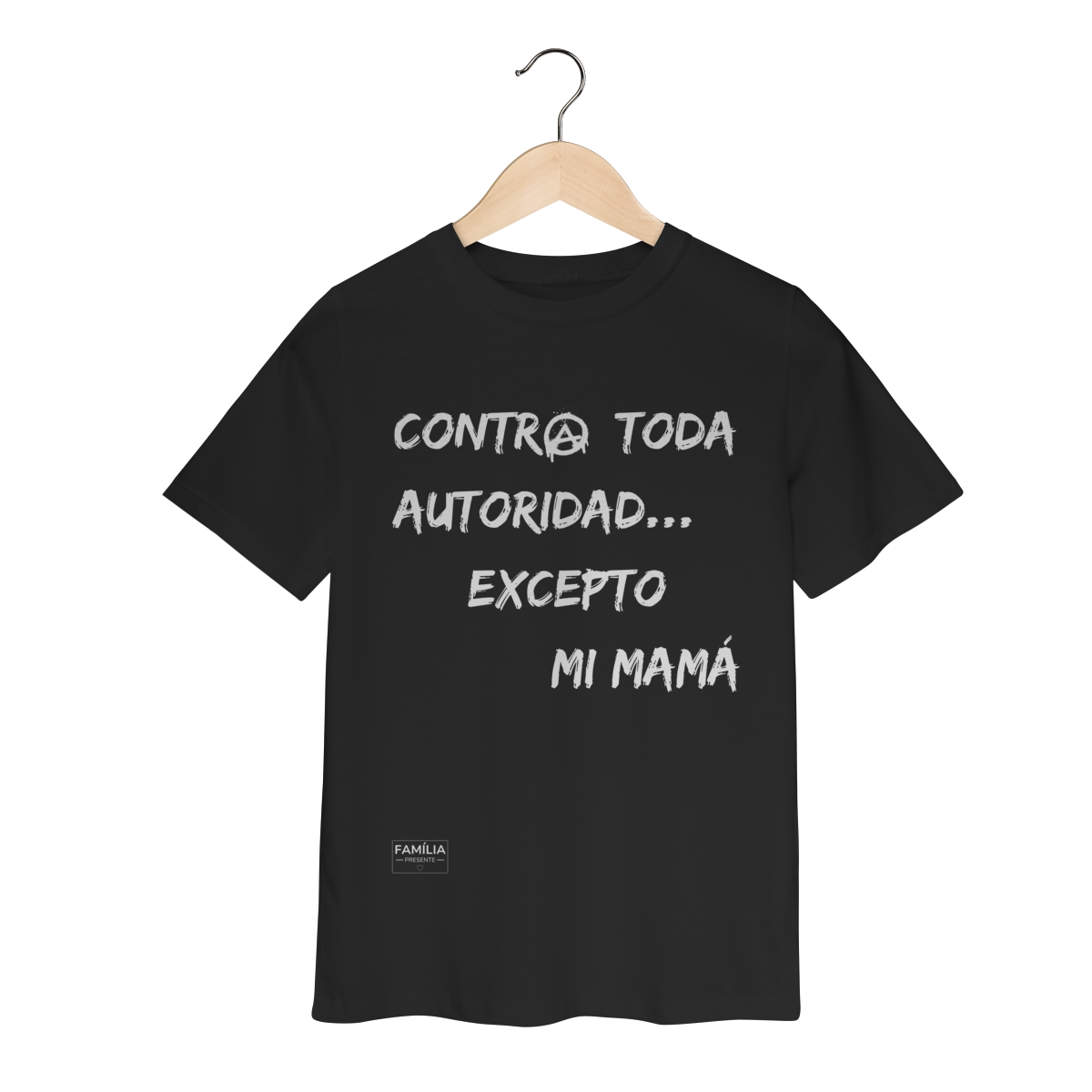 Camiseta classic infantil - Contra toda autoridad excepto mi mamá