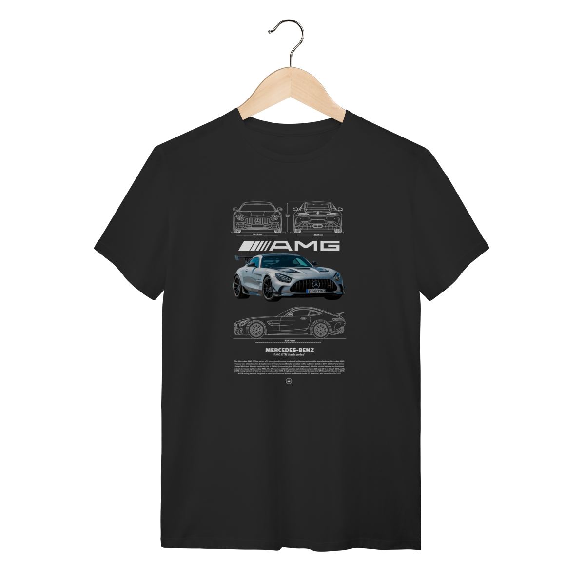 Camiseta Mercedes-Benz AMG GT Black Series - Performance Luxury