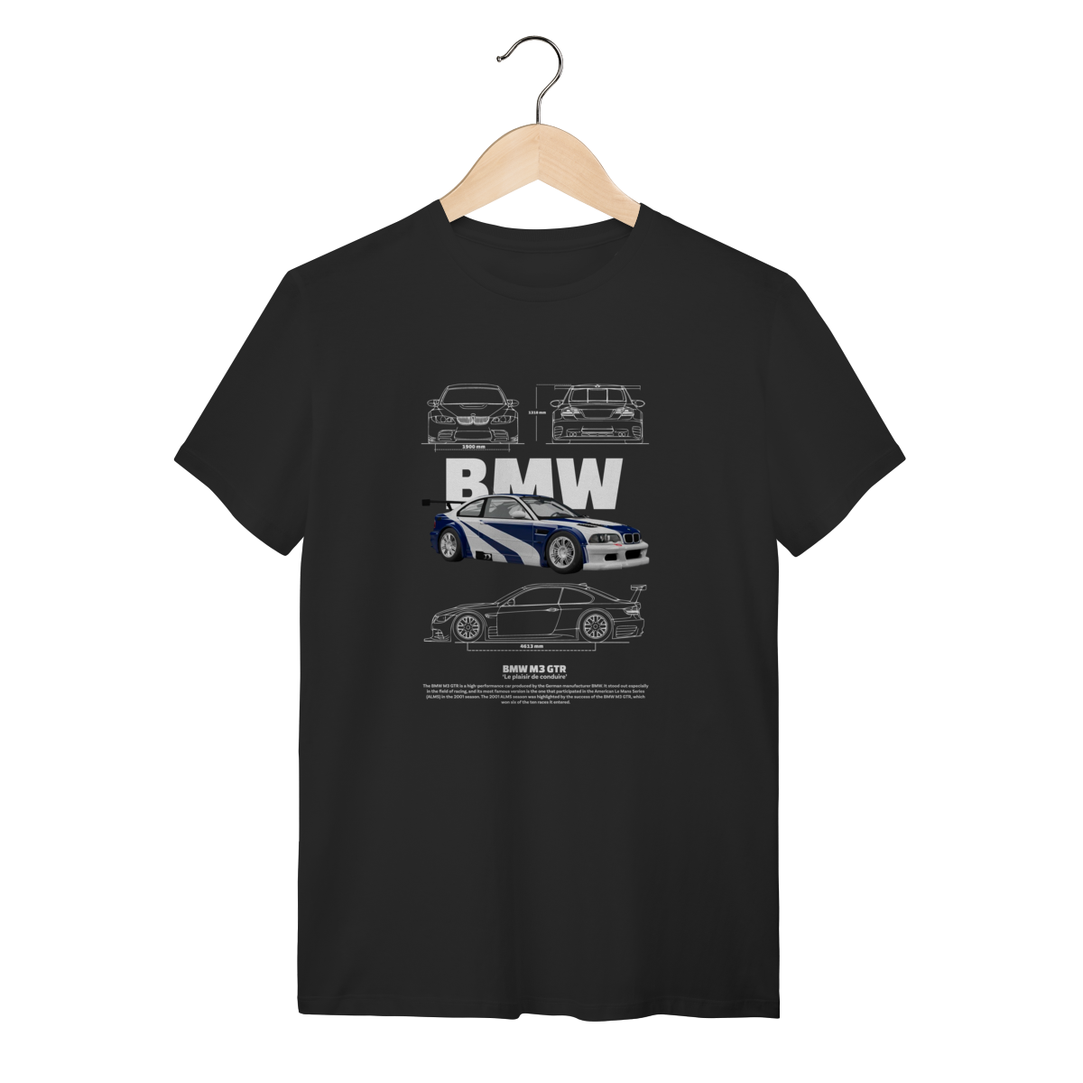 Camiseta BMW M3 GTR - Lenda do American Le Mans Series