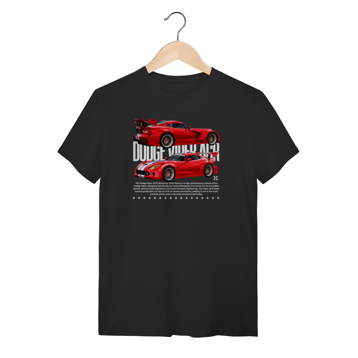 Camiseta Dodge Viper ACR - O Rei das Pistas Americano