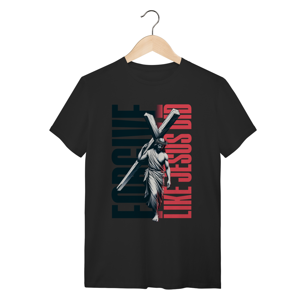 Camiseta Forgive Like Jesus Did - Estampa Retrô Impactante