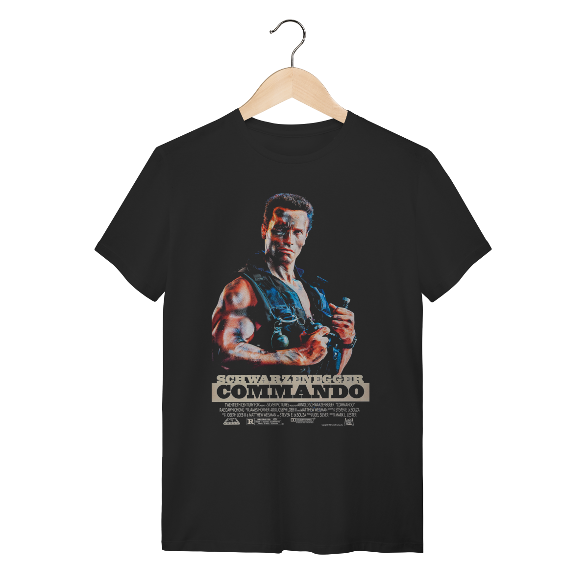 Camiseta Commando Arnold Schwarzenegger (Comando para Matar)