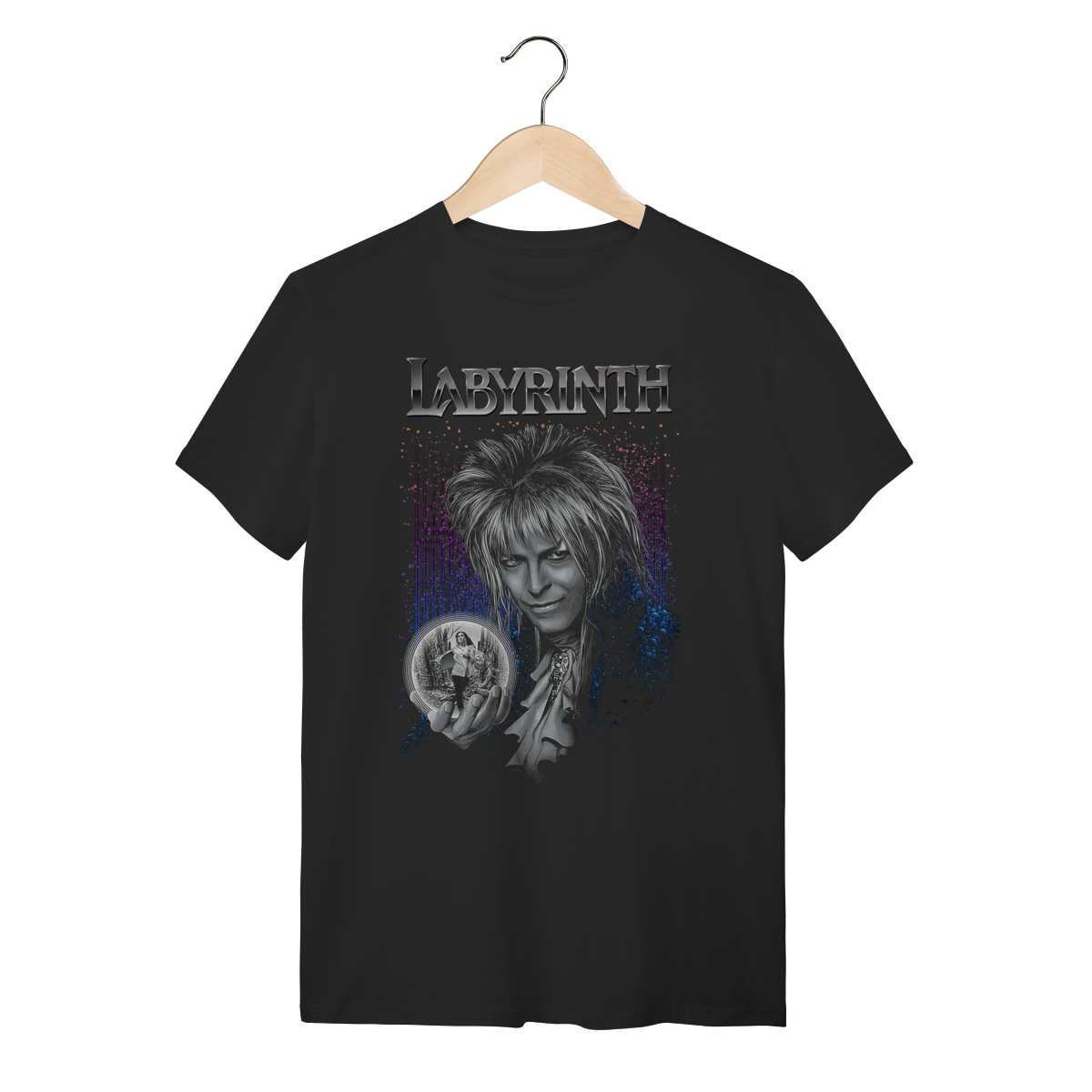 Camiseta Labyrinth David Bowie - Jareth Goblin King Retro 