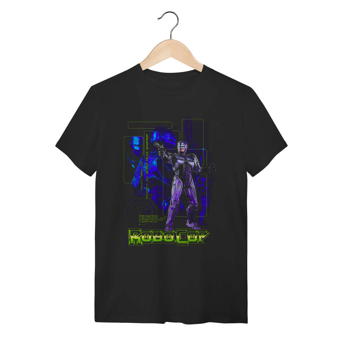 Camiseta RoboCop Detroit Police - Sci-Fi 80s Movie 
