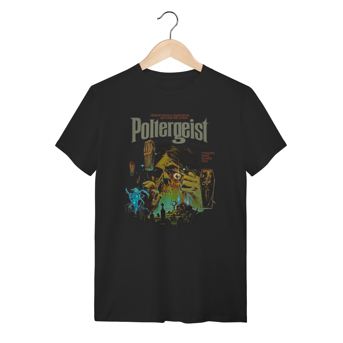 Camiseta Poltergeist Horror Retro - Terror Anos 80 