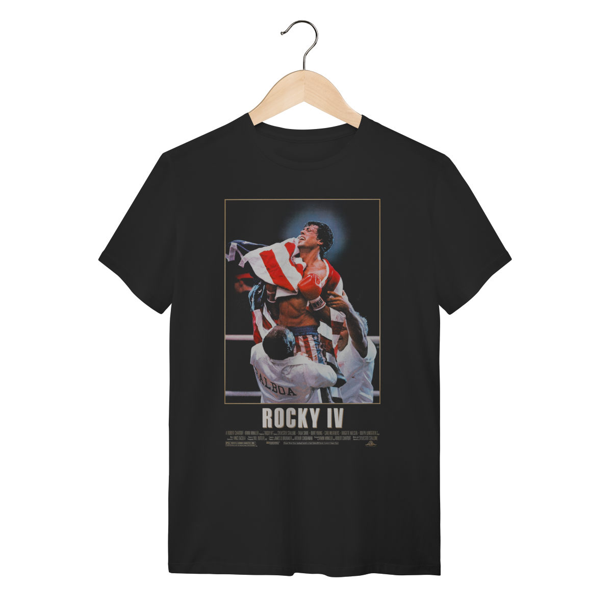 Camiseta Rocky IV – Estampa Épica Sylvester Stallone