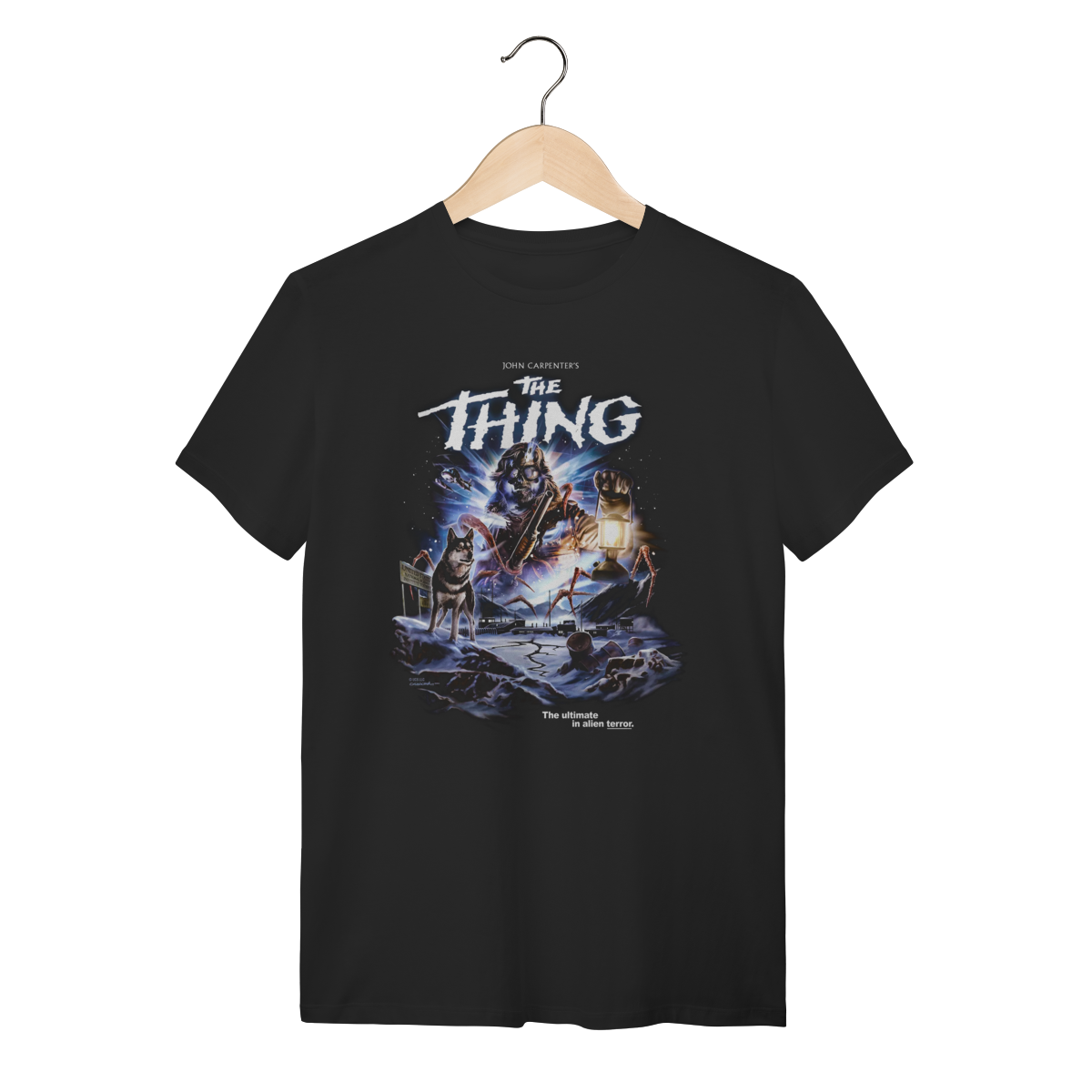 Camiseta The Thing – Estampa Sci-Fi Horror John Carpenter