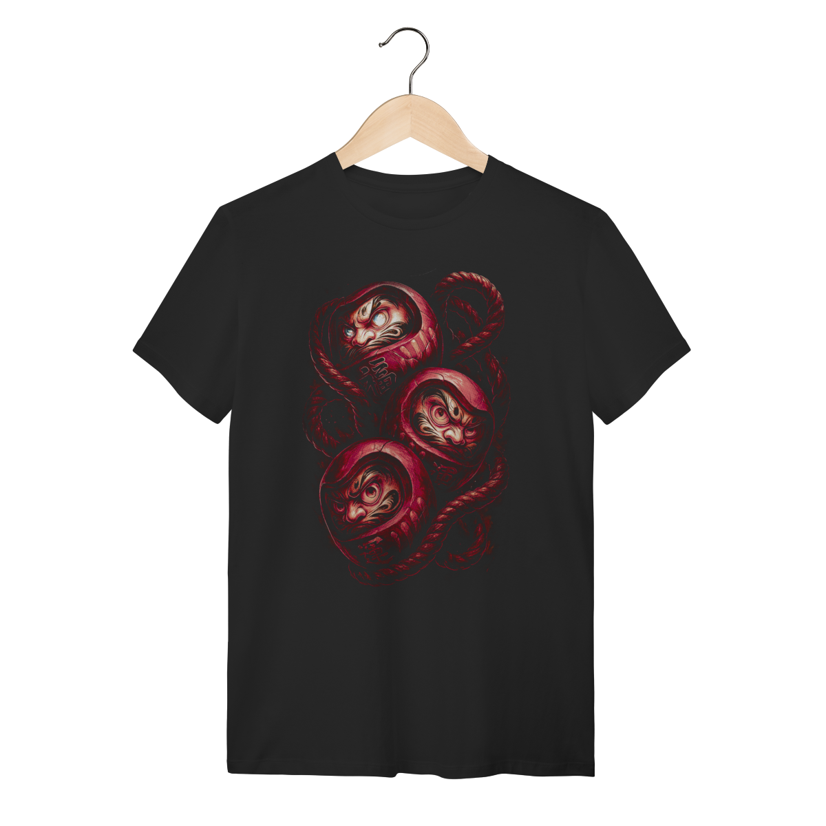Camiseta Daruma Trio - Luck & Fortune Rope 