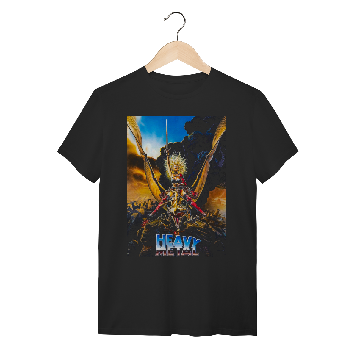 Camiseta Heavy Metal Filme 1981 Taarna Preta Algodão