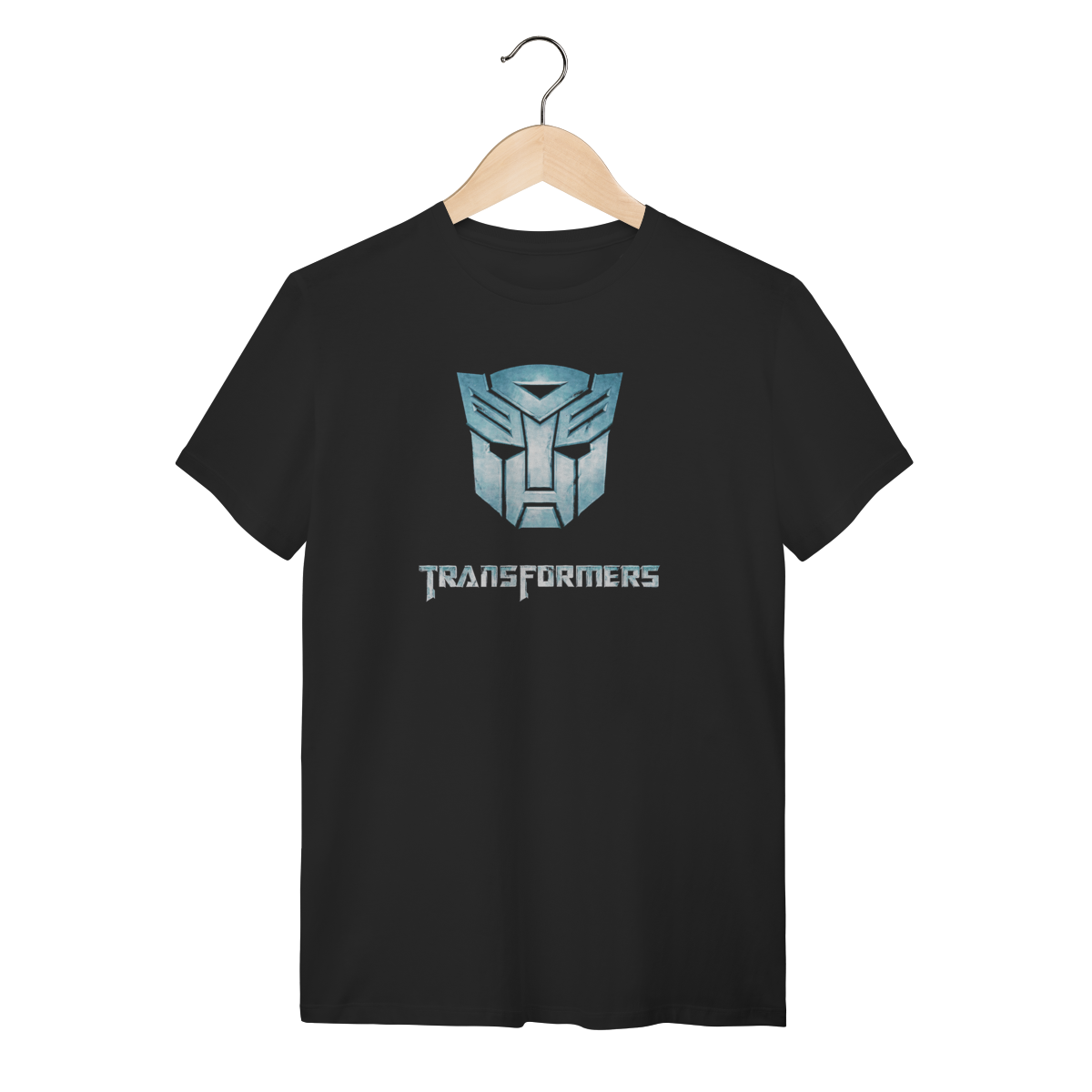 Camiseta Transformers Logo Autobot Preta 100% Algodão