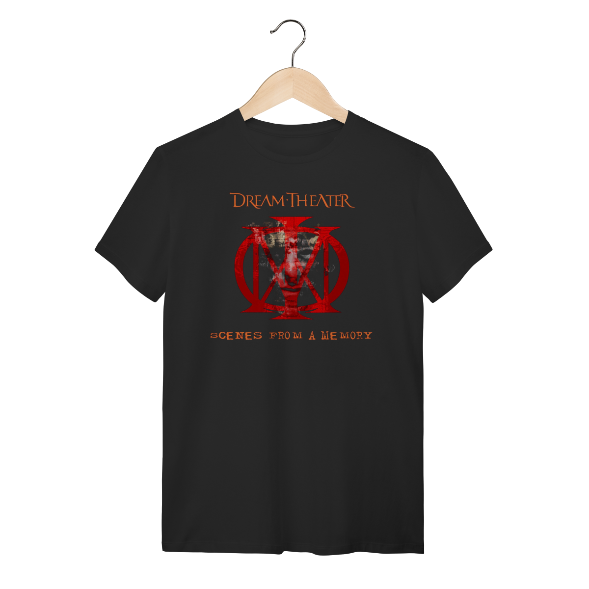 Camiseta Preta Dream Theater - Scenes from a Memory - 100% Algodão