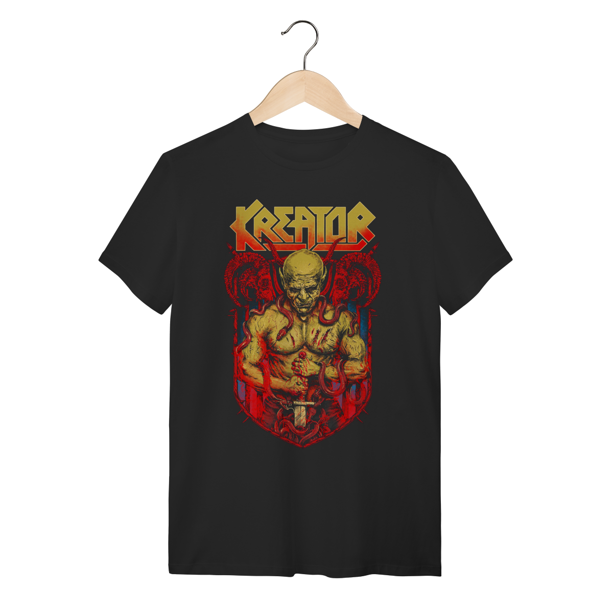 Camiseta Kreator Thrash Metal - Estampa Brutal - 100% Algodão