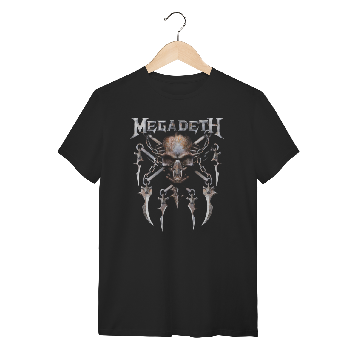 Camiseta Megadeth Vic Rattlehead - Thrash Metal Legend