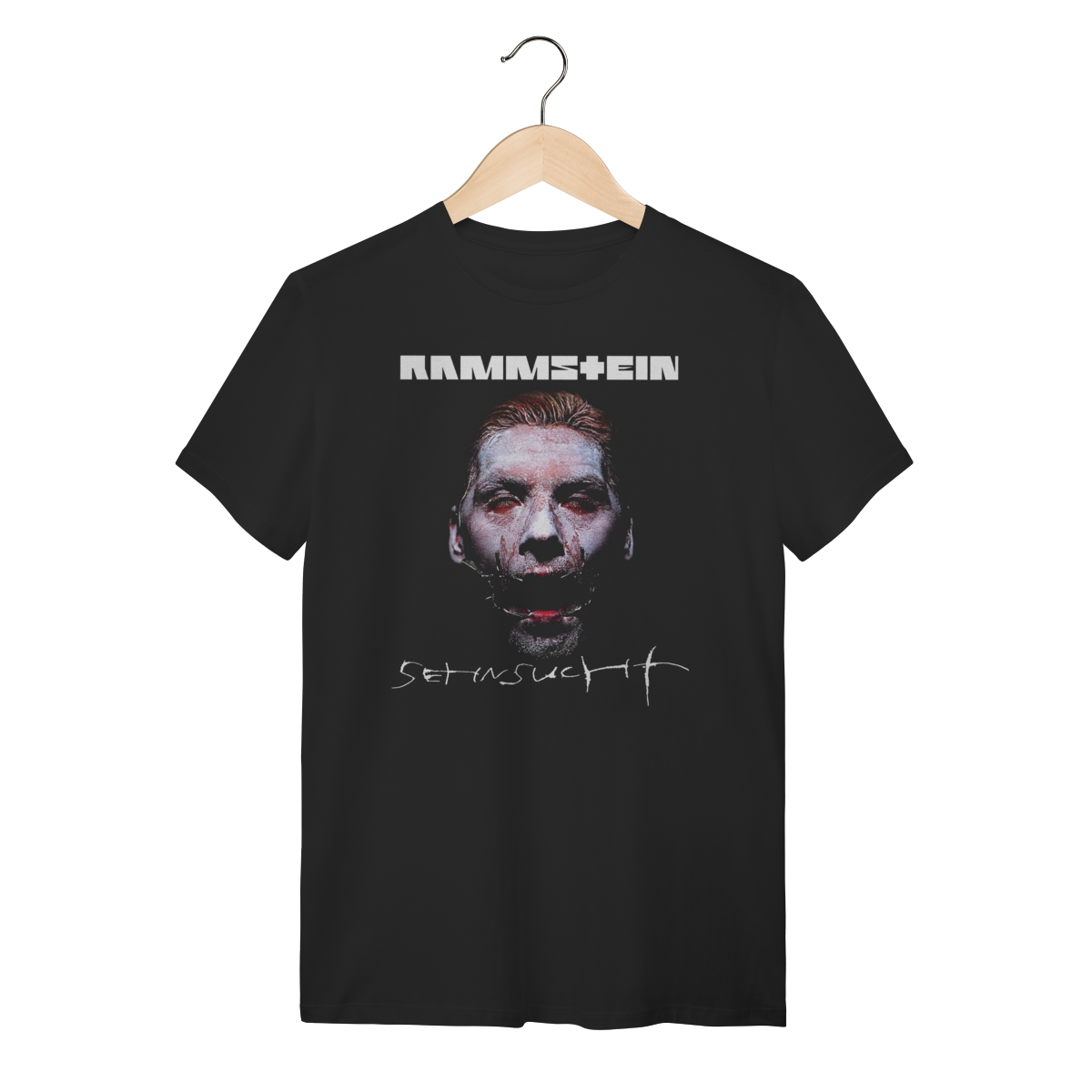 Camiseta Rammstein Sehnsucht - Industrial Metal 100% Algodão