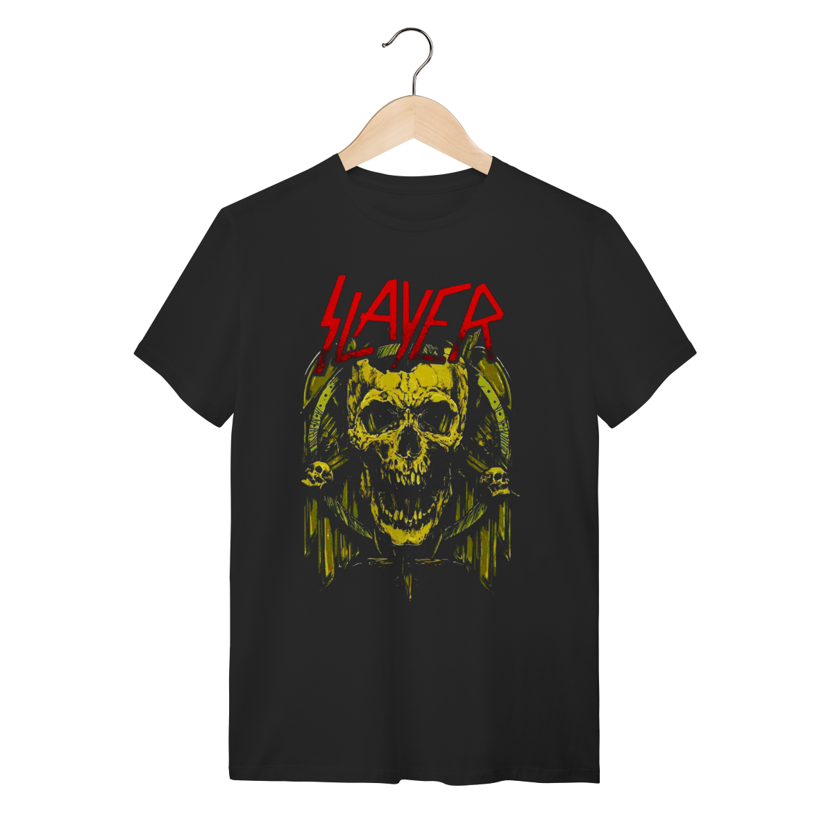 Camiseta Slayer Eagle Skull - Thrash Metal Raiz Algodão