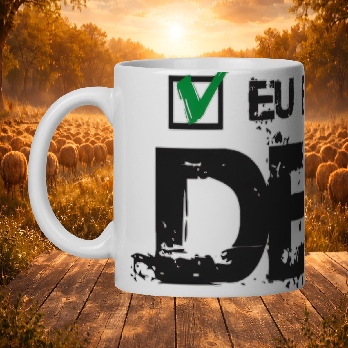 Caneca Arte Eu escolho Deus