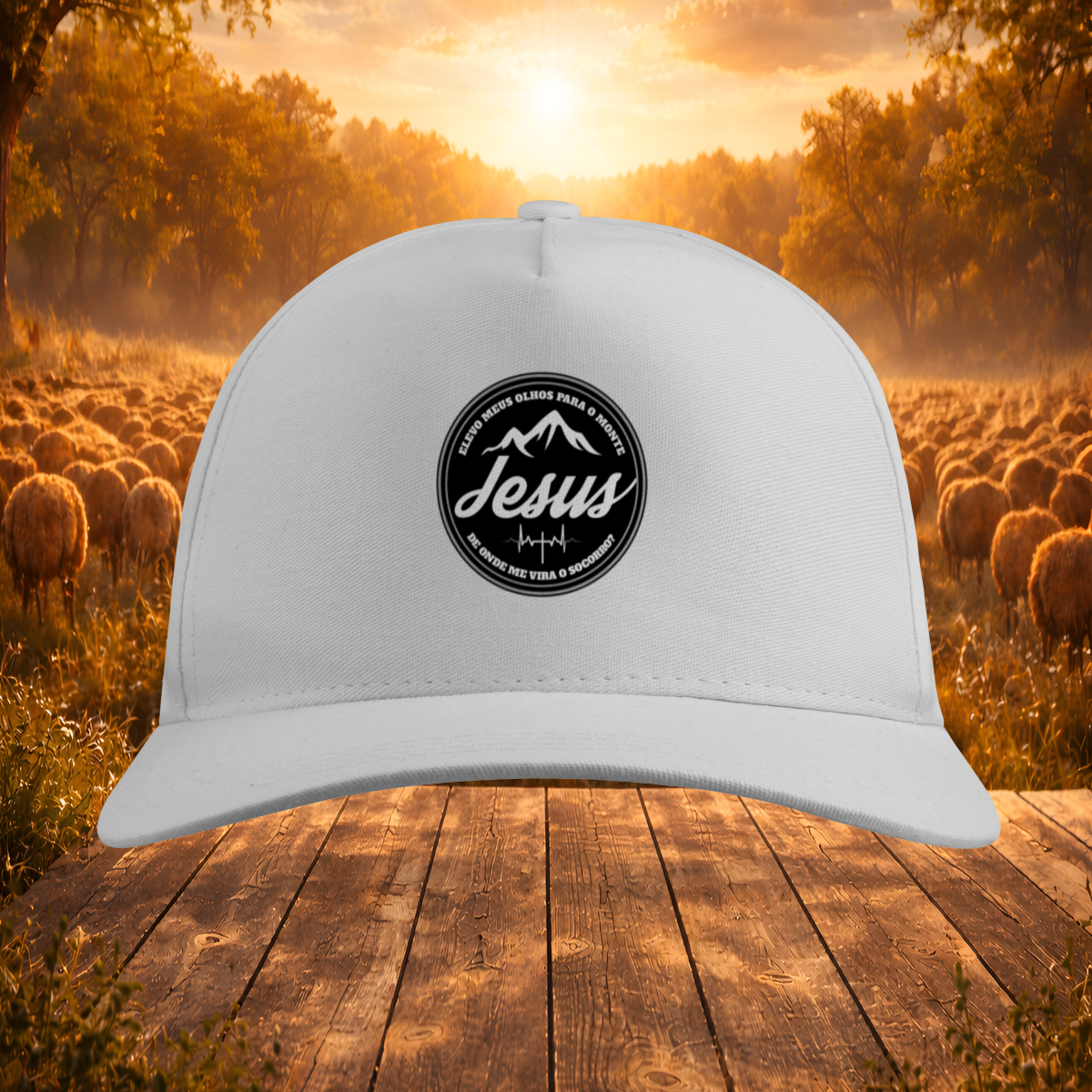 Boné - Elevo meus olhos para o alto
