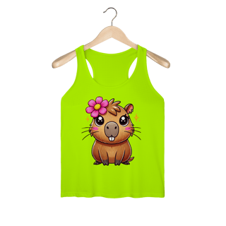 Regata Feminina Sport UV capivara fofa