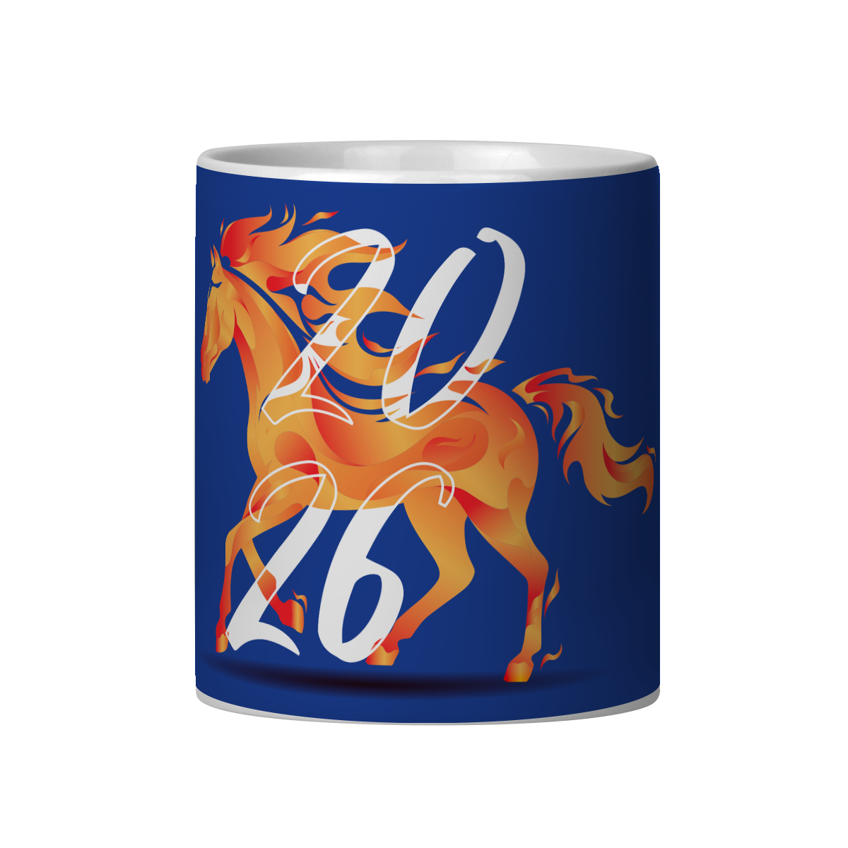 Caneca - Ano Novo Chinês 2026 – Cavalo Azul