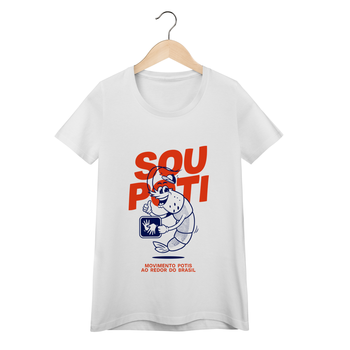 Camiseta Baby Long - Sou Poti