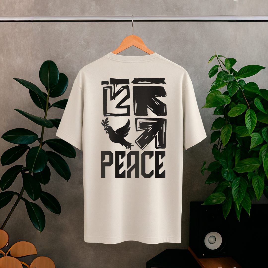 Nome do produto: Camisa Oversized Off-White Abba Peace
