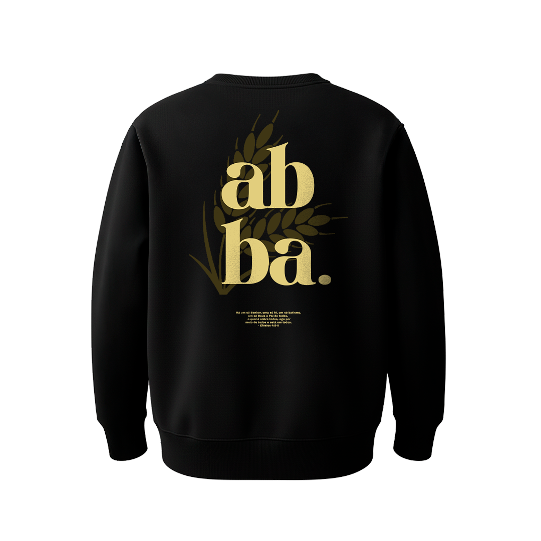 Nome do produto: Moletom Prime Careca Preto Abba Abba.