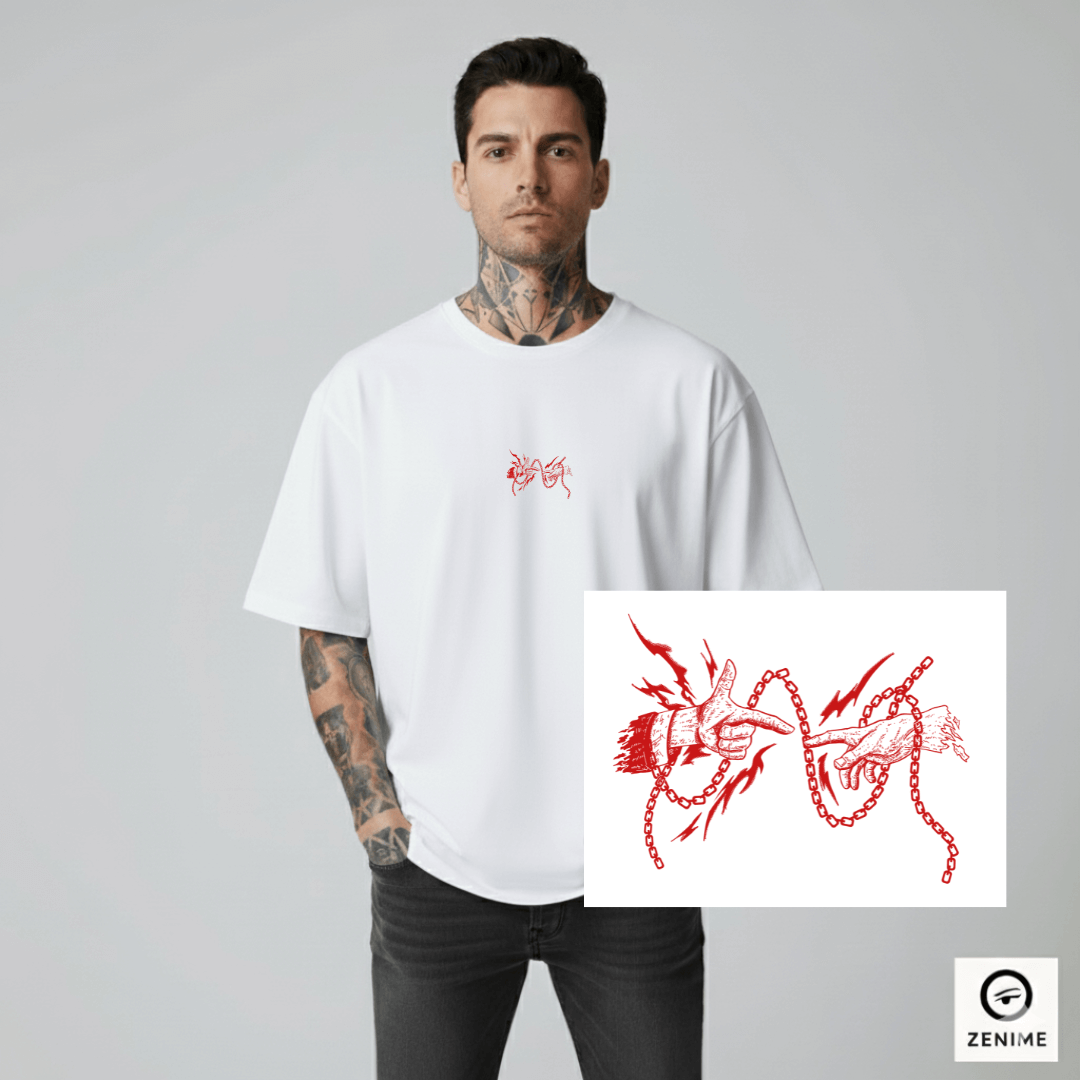 Nome do produto: Camisa Minimalista Corrente do destino (Oversized)