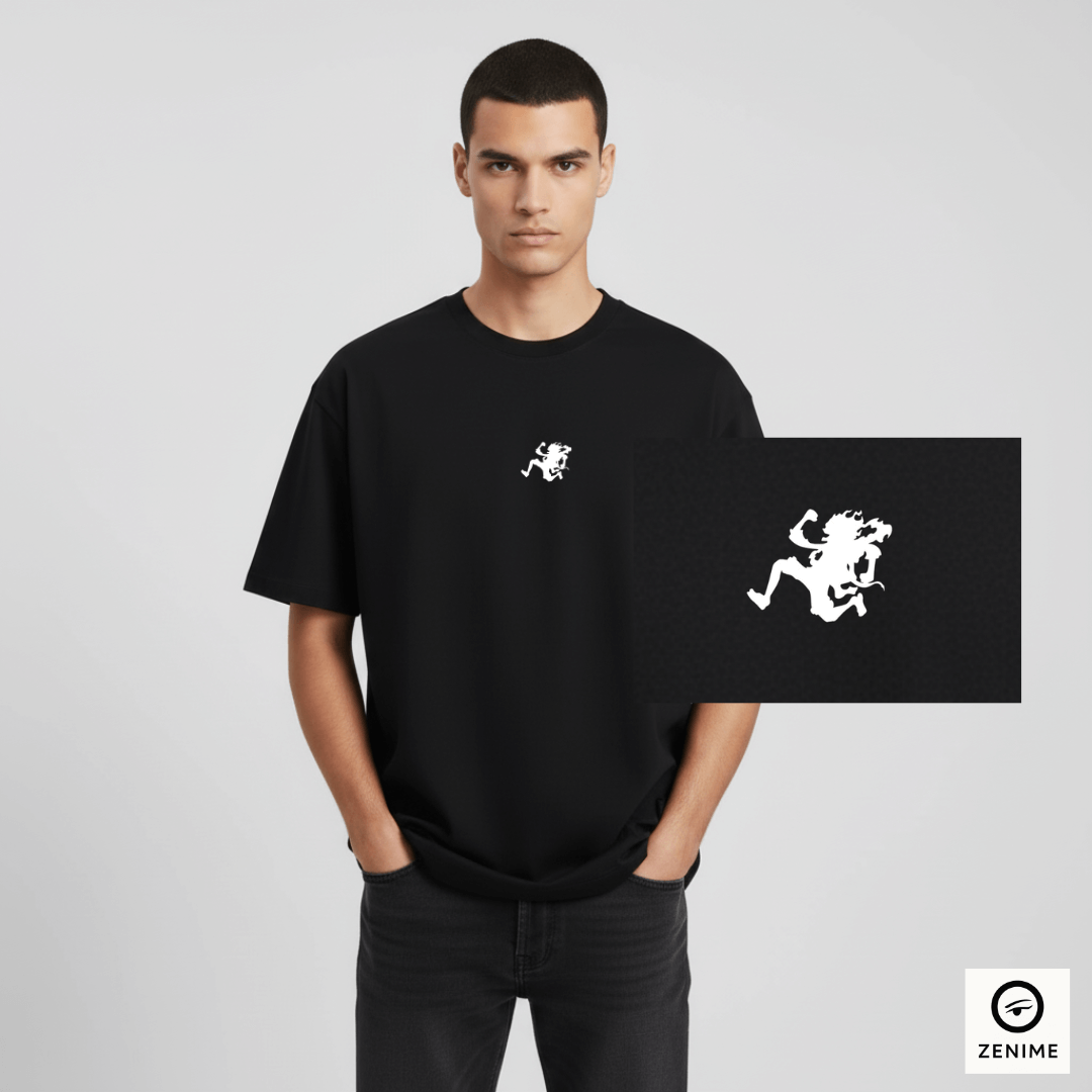 Nome do produto: Camisa Luffy Gear 5 (Oversized)