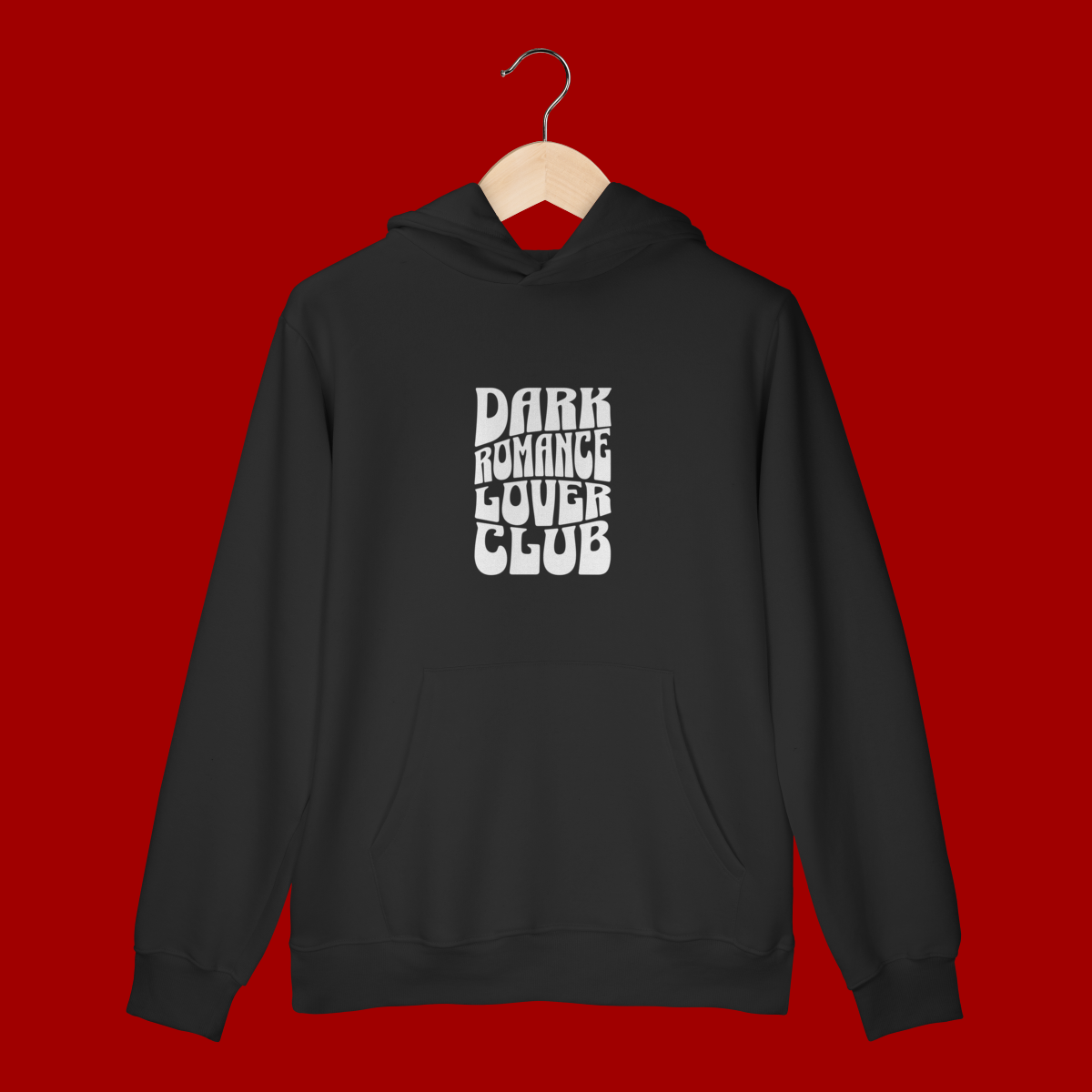 Moletom Canguru “Dark Romance LoverClub”( Frente e Costas)