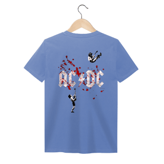 Camisa estonada ACDC manchas