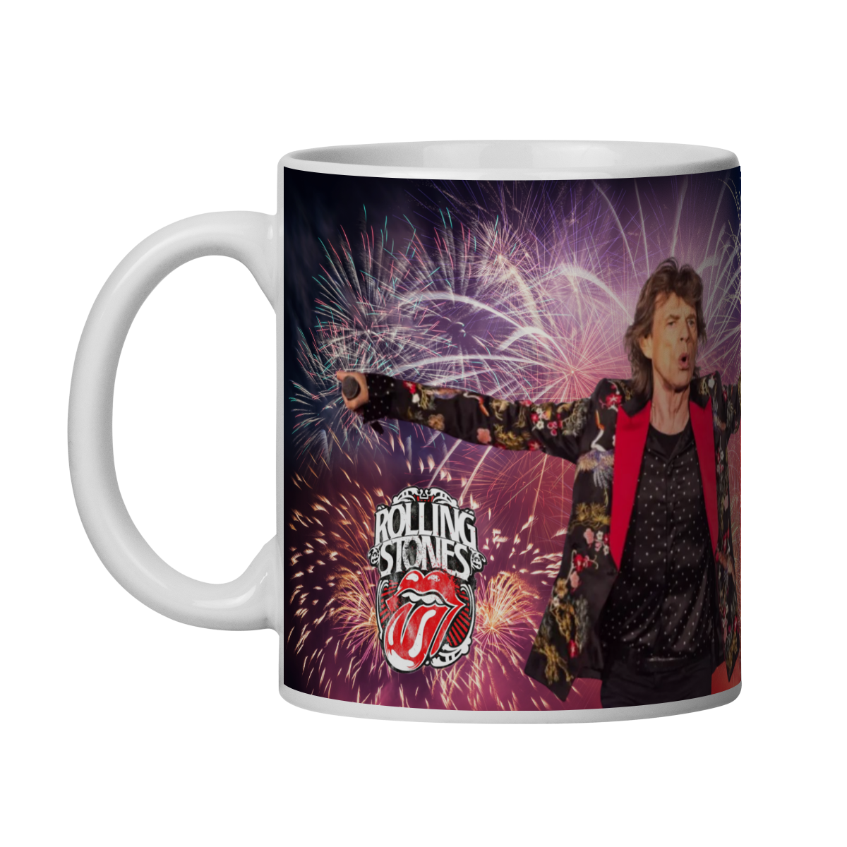 Caneca Mick Jagger Fireworks