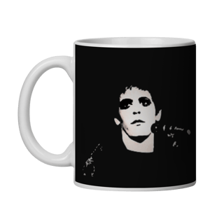 Caneca preta Lou Reed