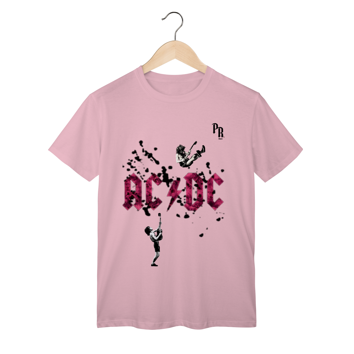 T Shirt ACDC manchas