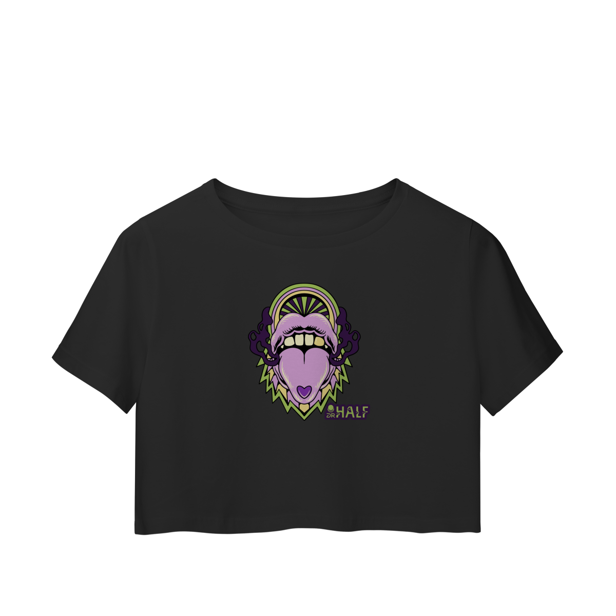 Cropped LovLanguage Preto / Branco