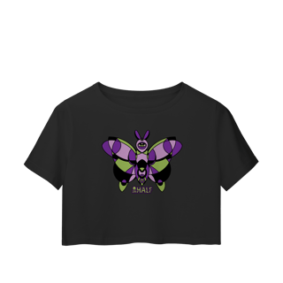 Cropped Butterfleye Preto / Branco