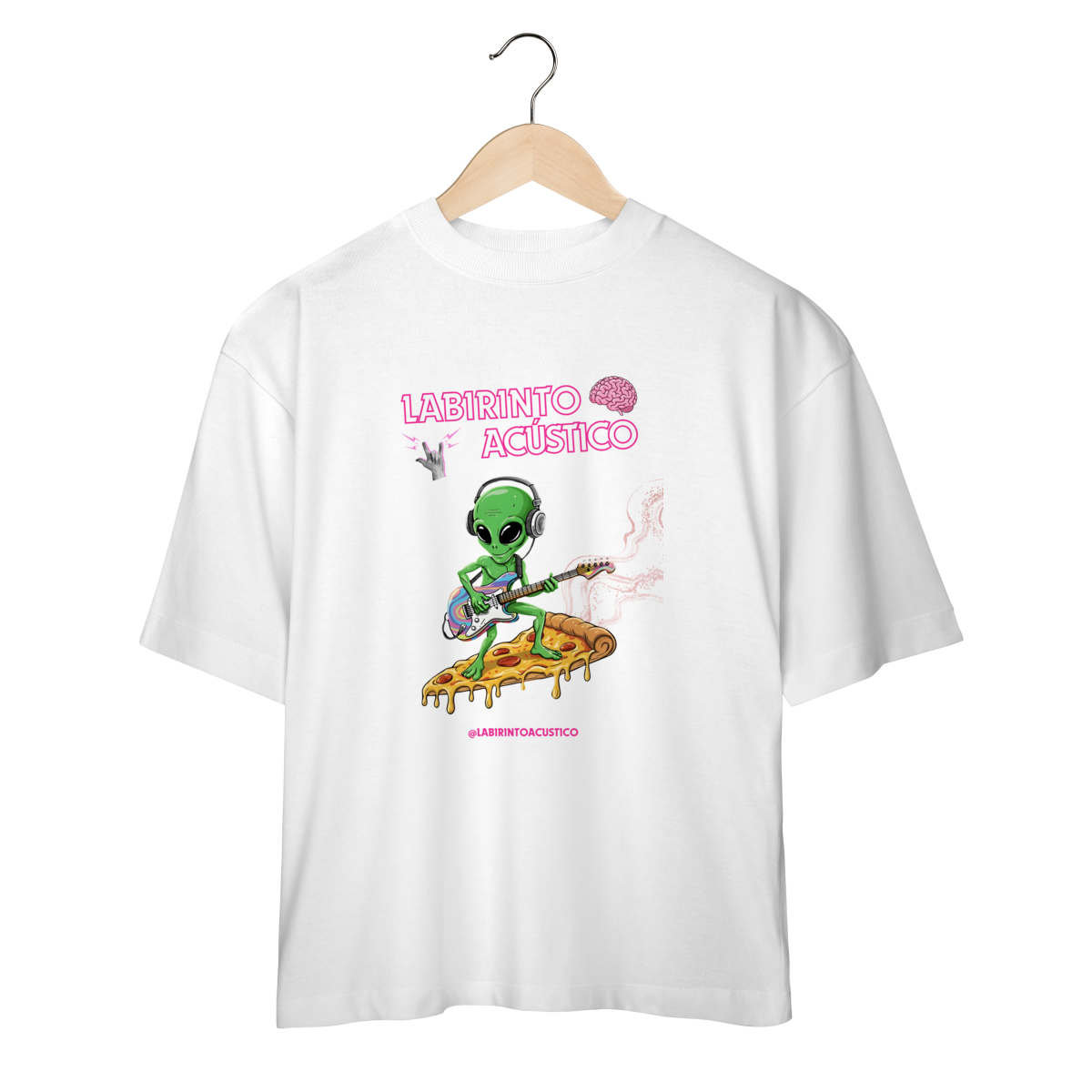 Nome do produto: Camisetão Galáctico - Alien Surf Edition