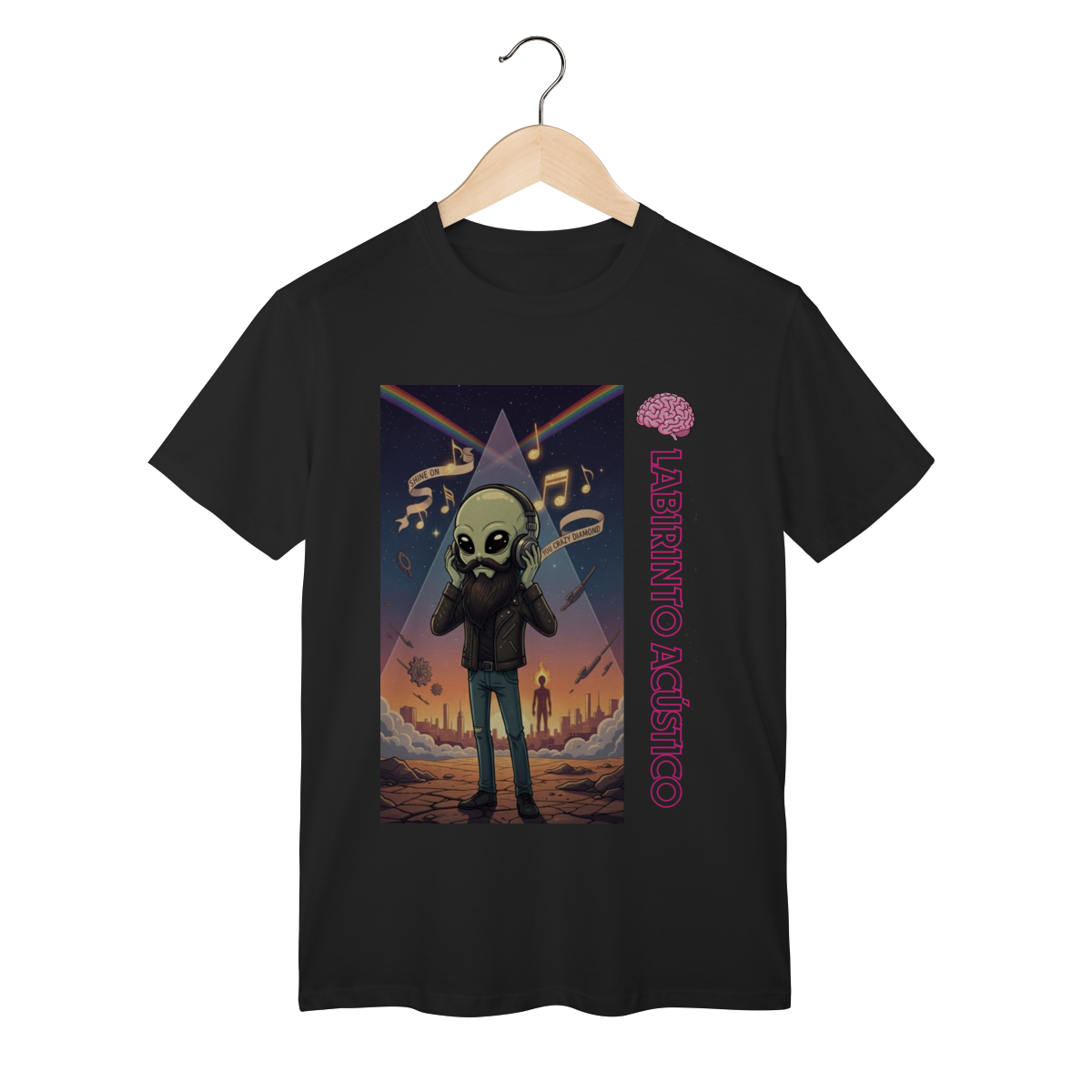 Nome do produto: Camiseta Estelar – Alien Floyd Tribute