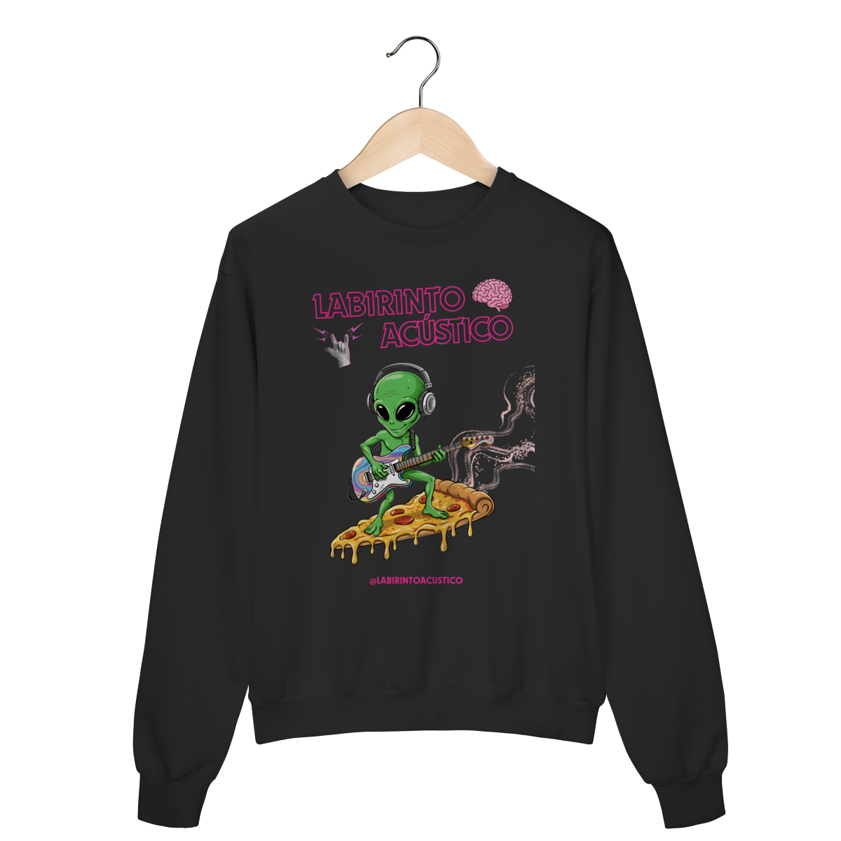 Nome do produto: Moletom Estelar - Alien Surf Edition