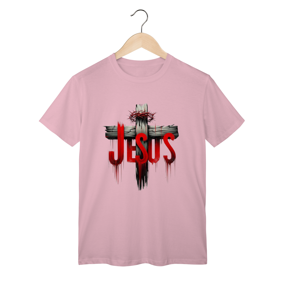 Nome do produto: T-Shirt Classic -ESTAMPA A CRUCIFICAÇÃO